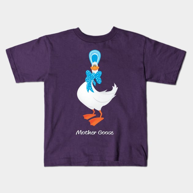 Mother Goose Kids T-Shirt by mangulica